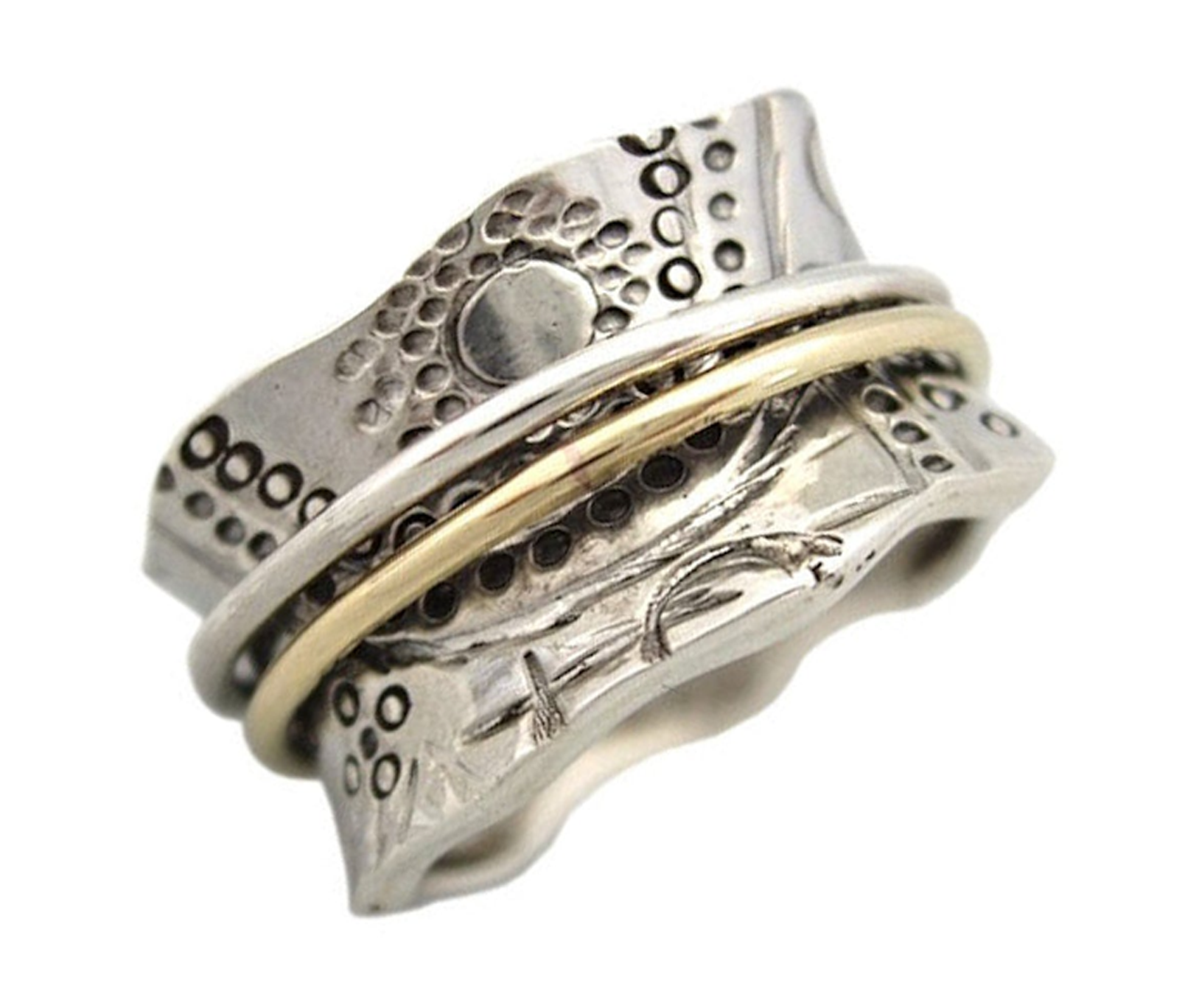 Sterling Silver Spinning, Fidget and Worry Rings | Otis Jaxon Jewellery
